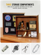 1TG Wooden Hidden Concealment Shelf 01 | Secret Storage with Photo Frame & Patch Display