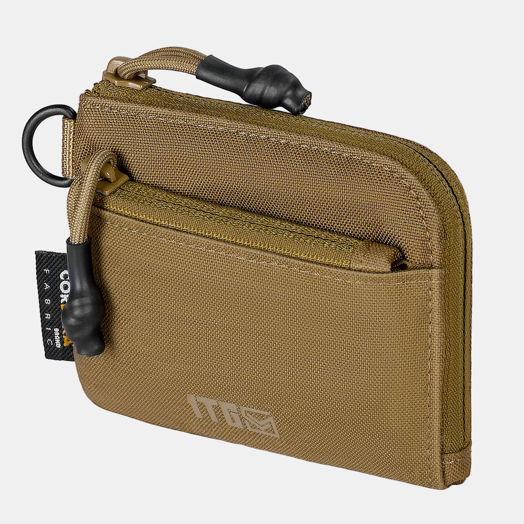 1TG EDC Coin Pouch Minimalist Wallet | With Belt clip & 500D CORDURA