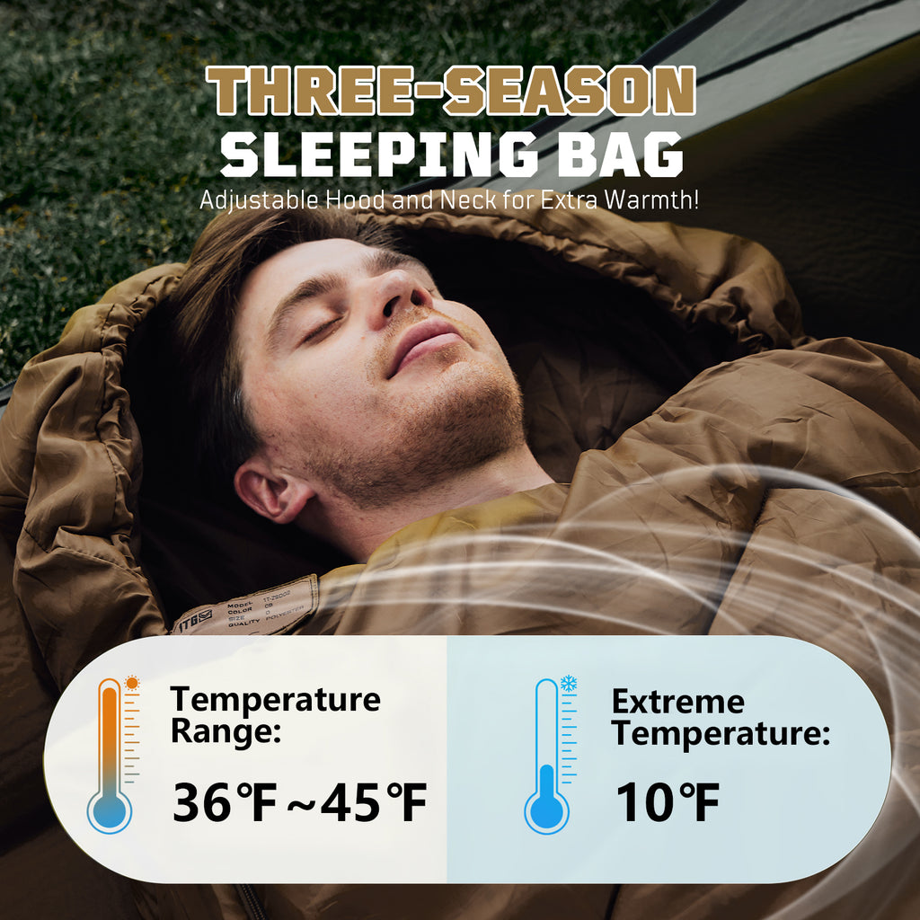 1TG Owl Sleeping Bag (230gsm) | Lightweight Comfort & Multi-Season Use