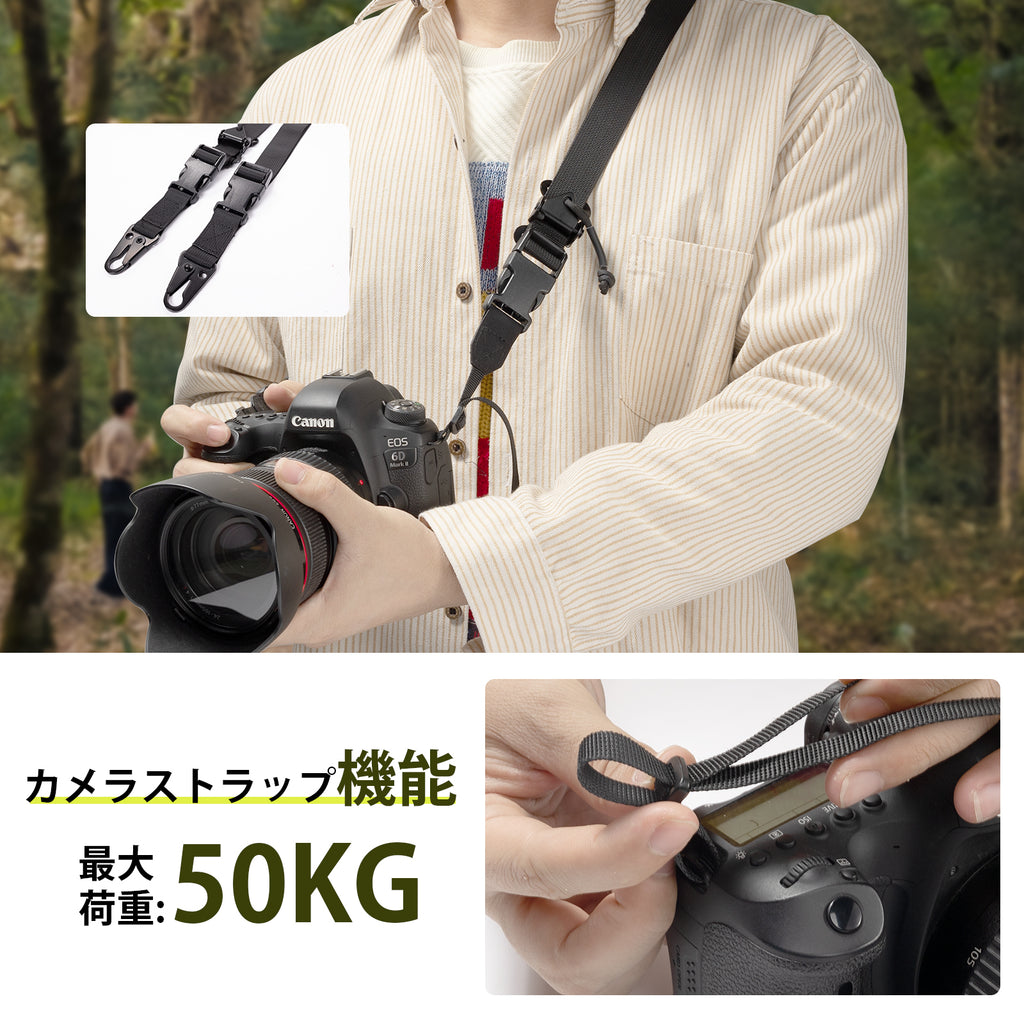 1TG 2-Point Camera strap 03丨 With shoulder pads&Quick-Adjust
