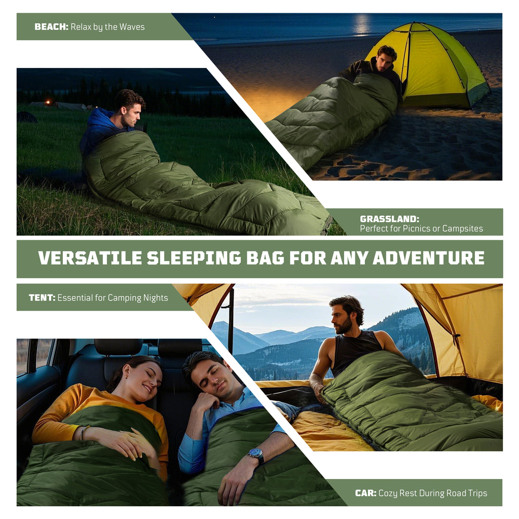 1TG Sea Eagle Sleeping Bag 丨EN Certified & Enhanced Warmth/ Cold-Weather Comfort
