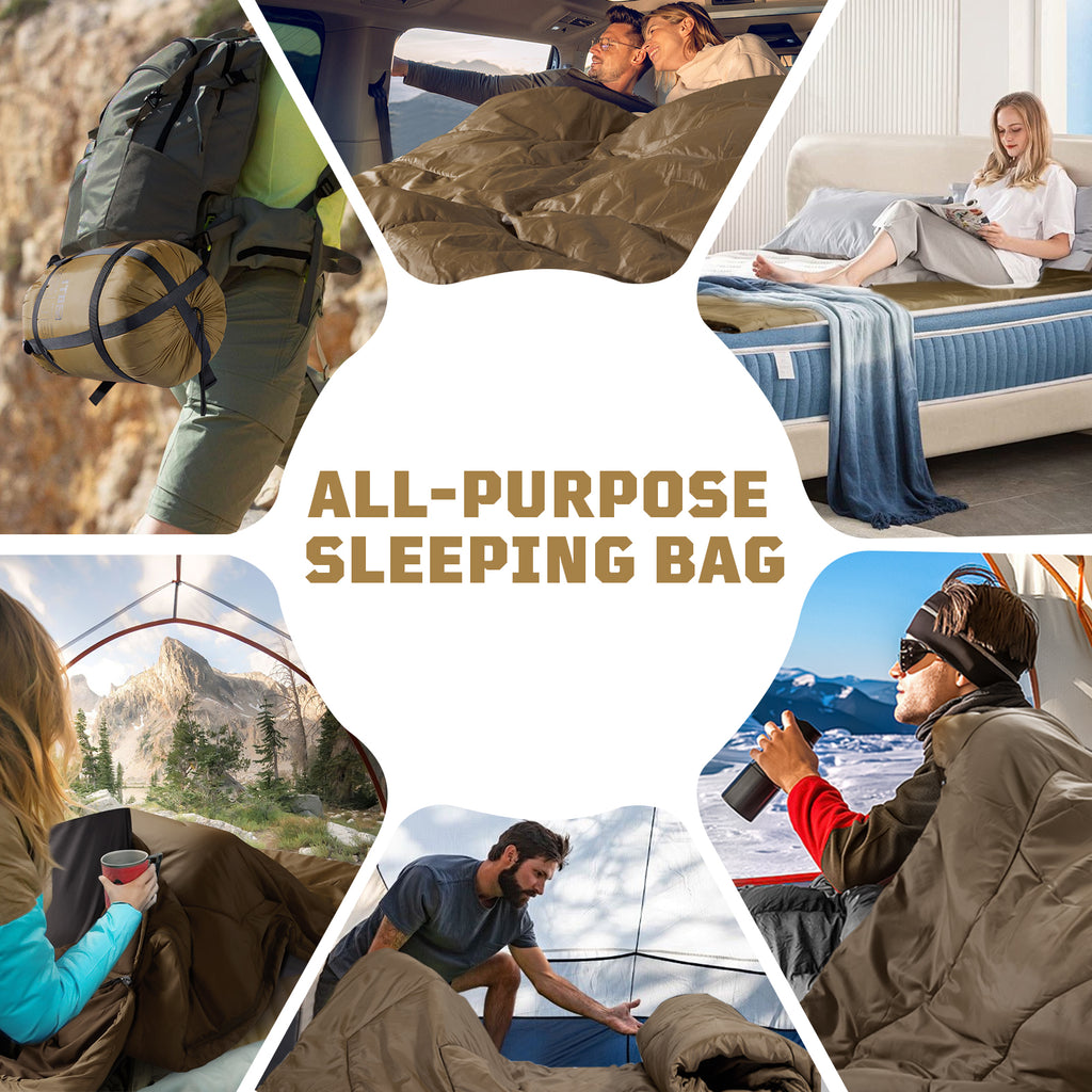 1TG Owl Sleeping Bag (230gsm) | Lightweight Comfort & Multi-Season Use