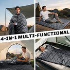 1TG 3M Thinsulate  380T Camping Blanket | With Snap Buttons & Water resistant