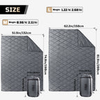 1TG 3M Thinsulate  380T Camping Blanket | With Snap Buttons & Water resistant