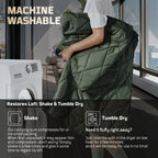 1TG 3M Thinsulate  380T Camping Blanket | With Snap Buttons & Water resistant