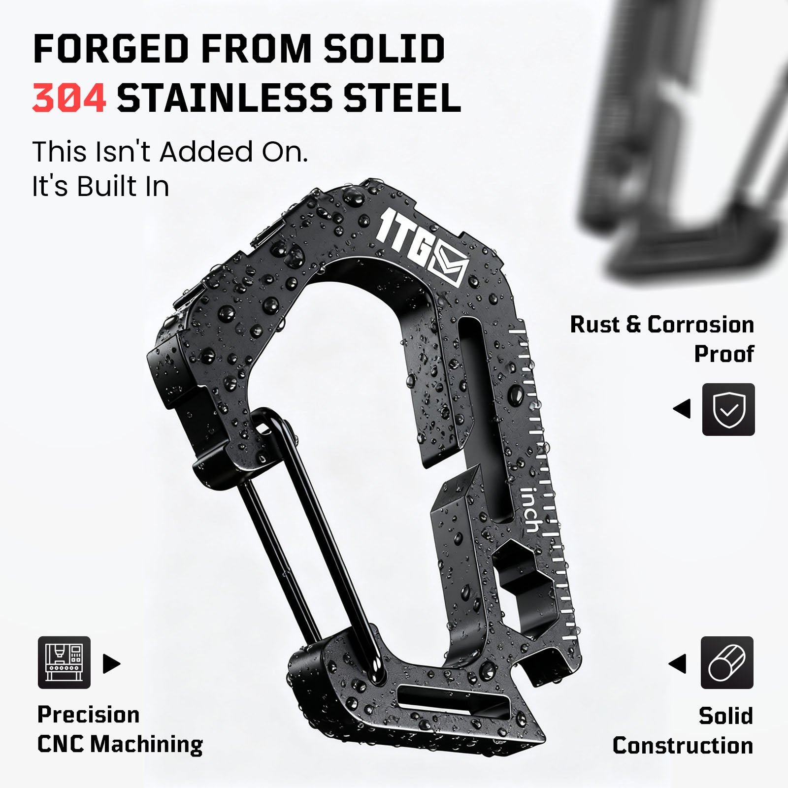 1TG Multi-functional Heavy Duty Carabiner