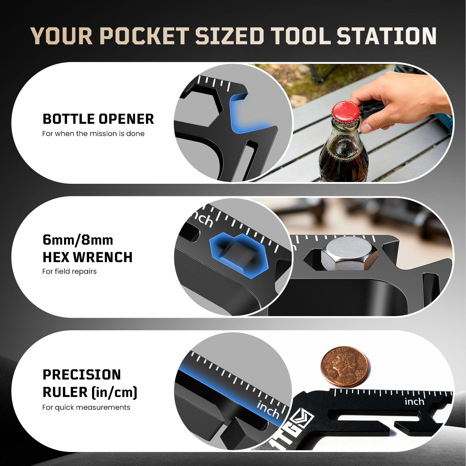1TG Multi-functional Heavy Duty Carabiner