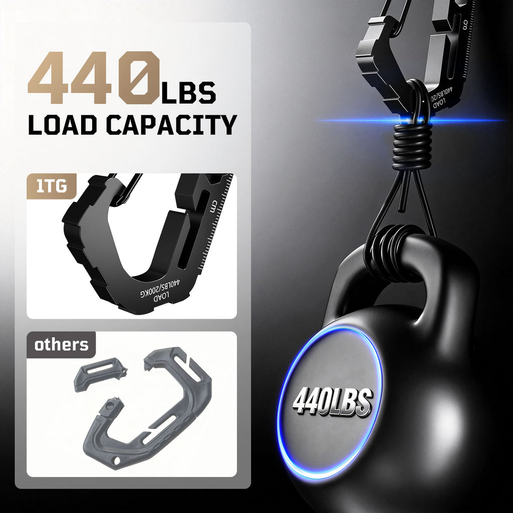 1TG Multi-functional Heavy Duty Carabiner