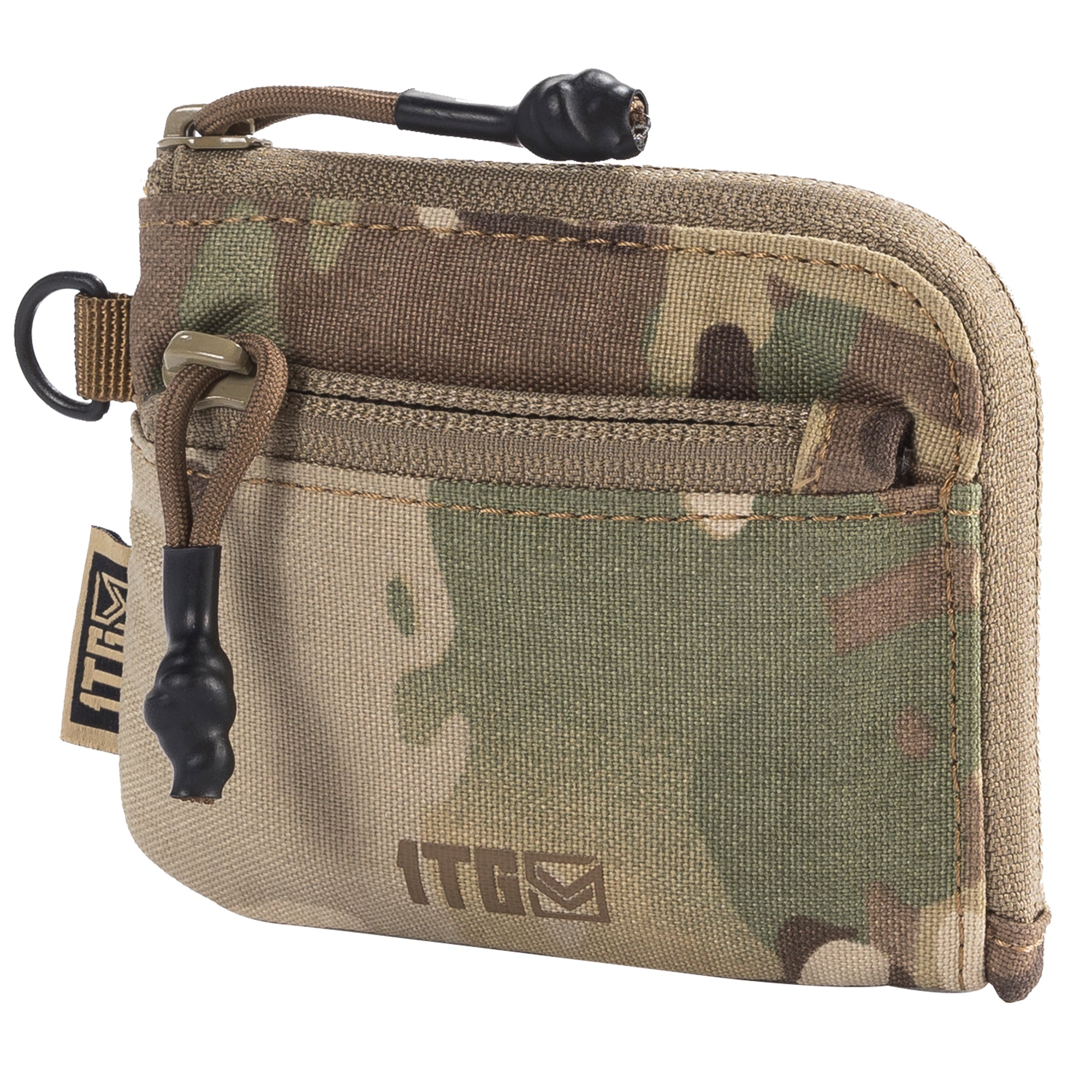 1TG EDC Coin Pouch Minimalist Wallet | With Belt clip & 500D CORDURA