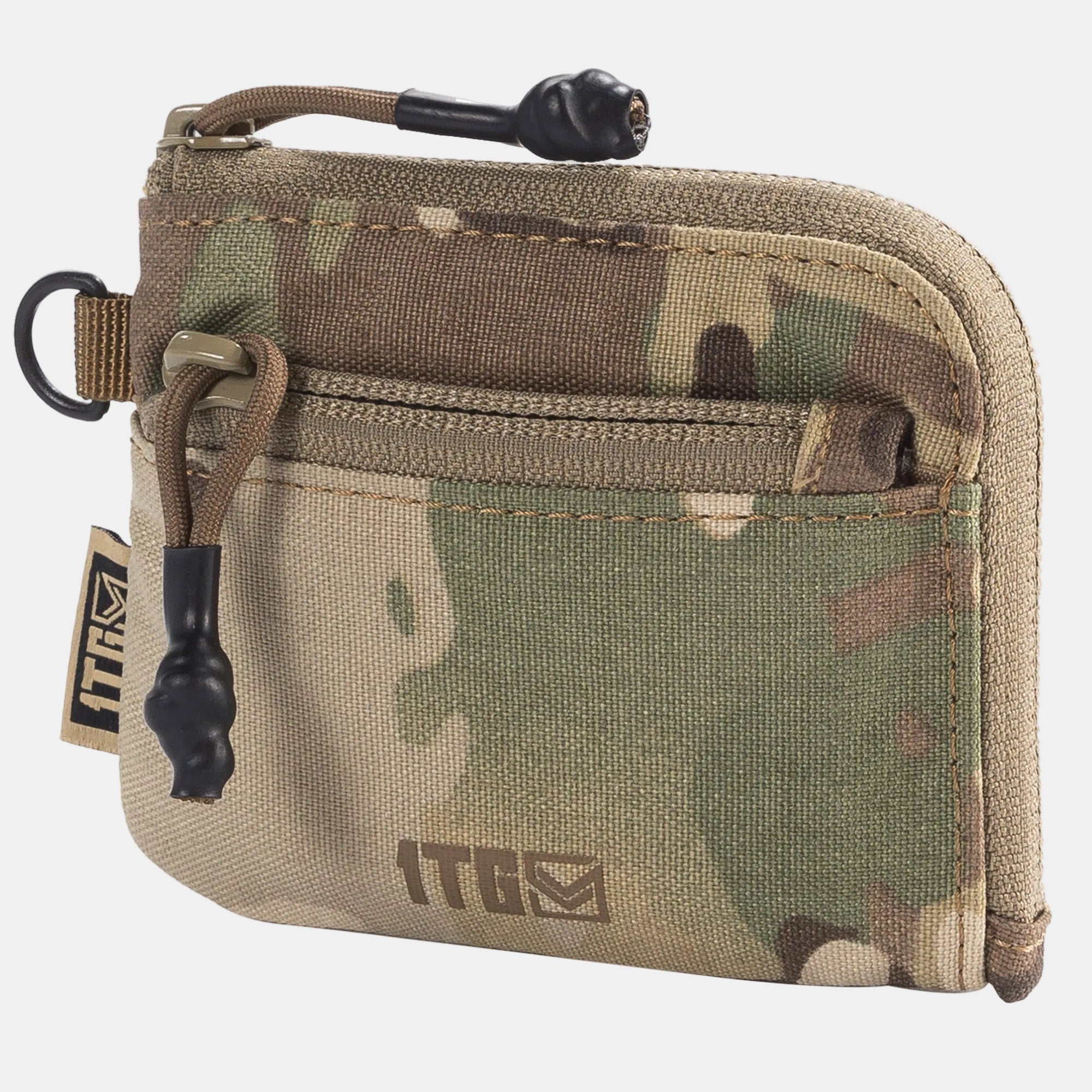1TG EDC Coin Pouch Minimalist Wallet | With Belt clip & 500D CORDURA