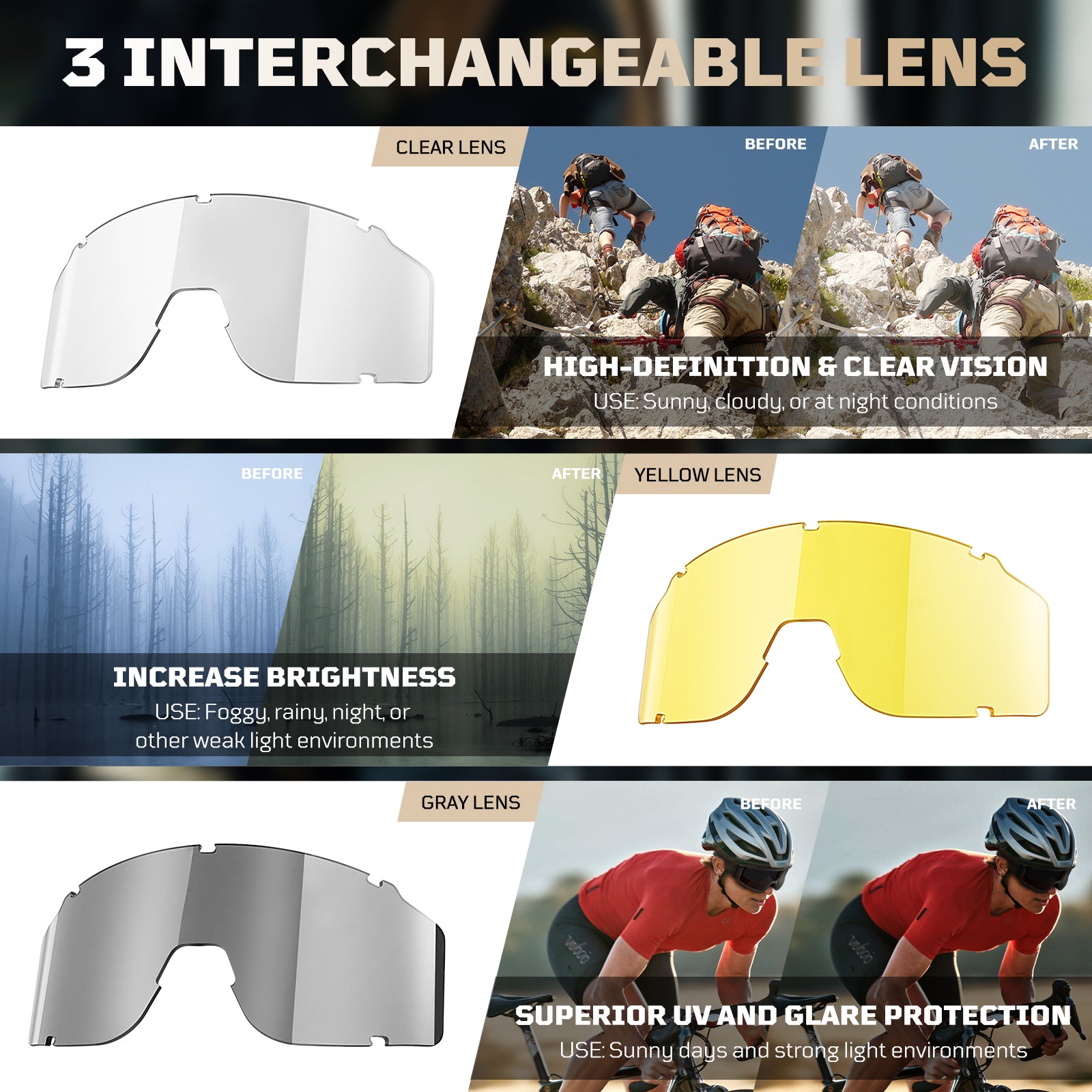 1TG Tactical Safety Goggles 02 | Impact-resistant, anti-fog & full-coverage