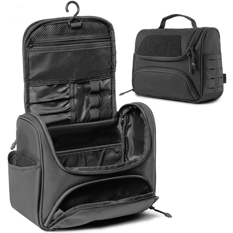 1TG Large Capacity Travel Toiletry Bag丨With Hanging Hook& Wet Pocket