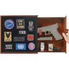 1TG Wooden Hidden Concealment Shelf 01 | Secret Storage with Photo Frame & Patch Display