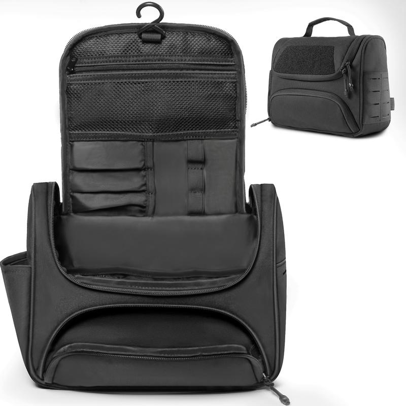 1TG Large Capacity Travel Toiletry Bag丨With Hanging Hook& Wet Pocket