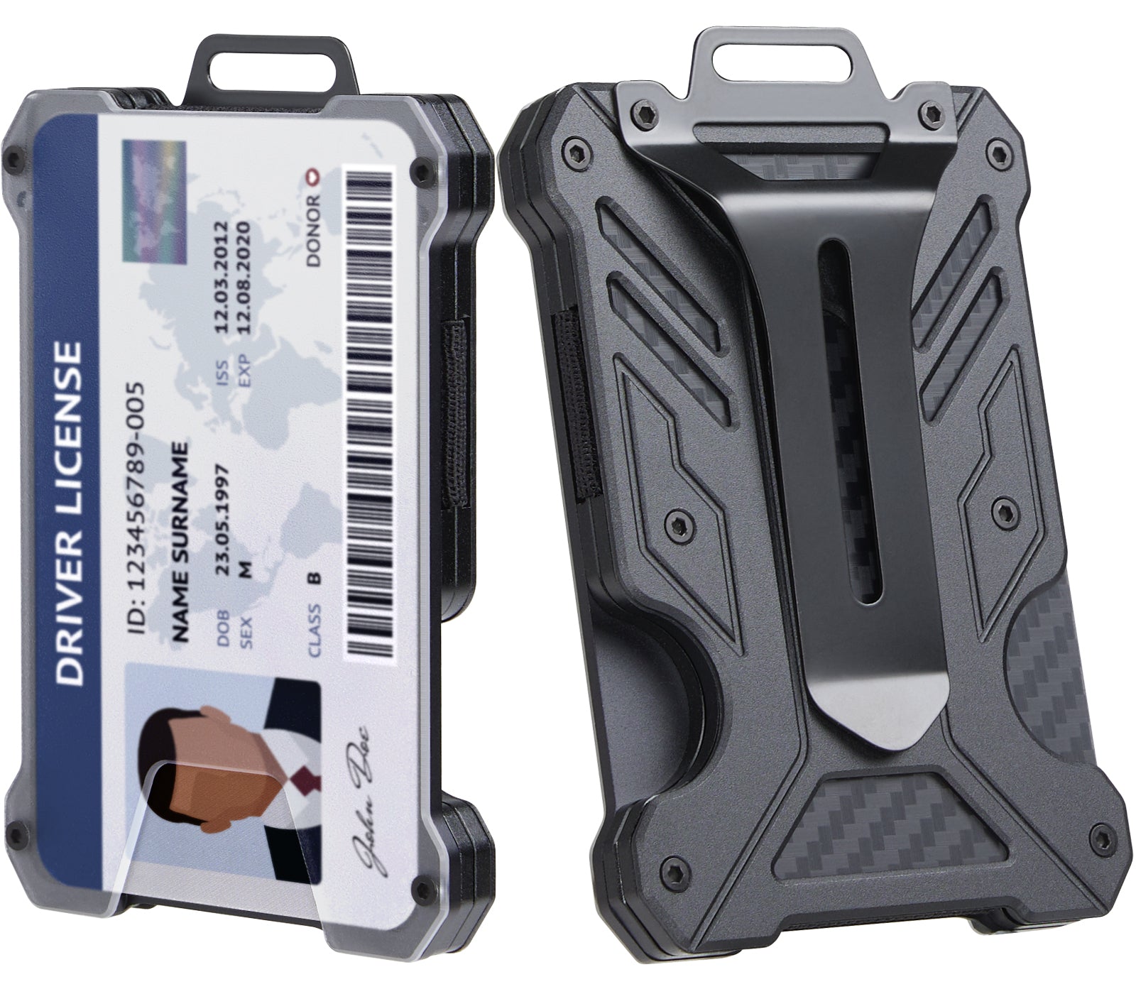 1TG Minimalist Slim Wallet 丨Easy Card Access,15-Card Capacity&RFID-Blocking