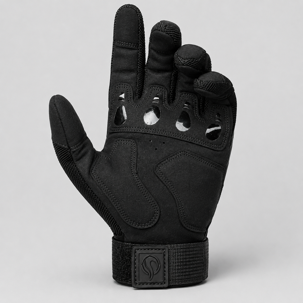 1TG Motorcycle Gloves 01 | Adjustable Wrist Opening, Touchscreen & PVC Protection
