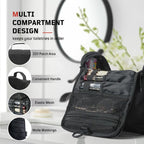 1TG Large Capacity Travel Toiletry Bag丨With Hanging Hook& Wet Pocket