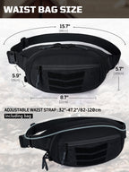 1TG Unisex Waist Bag 01 | MOLLE System & Adjustable waist 32"-47.2"