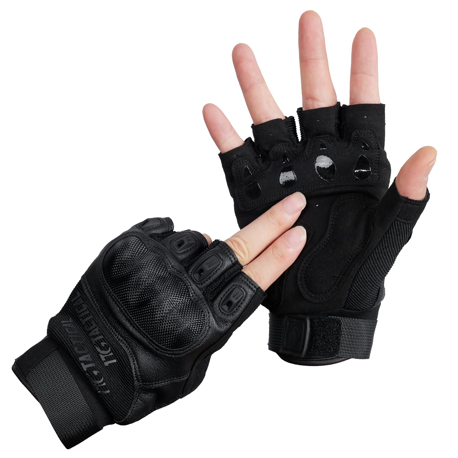 1TG Breathable Fingerless Gloves 03丨Adjustable Wrist Opening, Shock Absorption & Quick Release