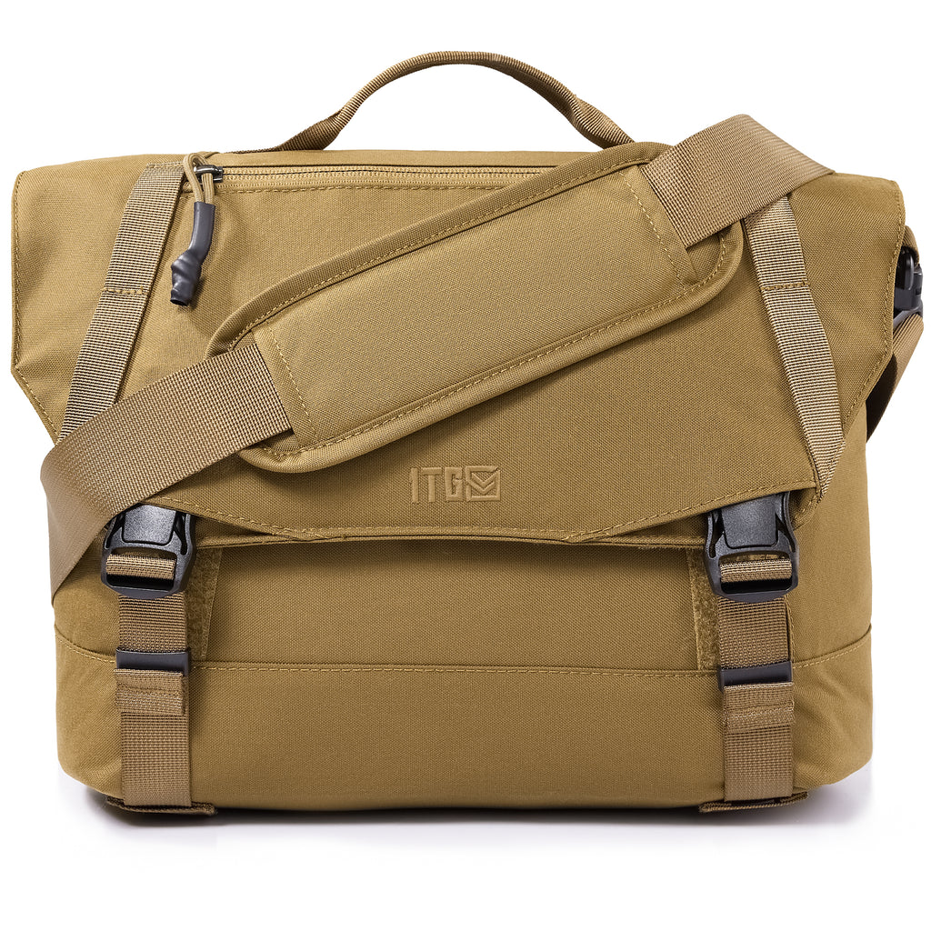 1TG Unisex Classic Messenger Bag丨Adjustable Strap & For 12.9" iPad