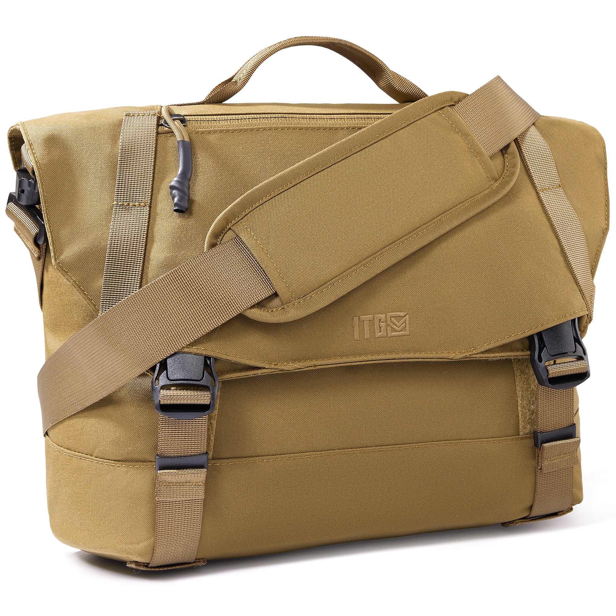 1TG Unisex Classic Messenger Bag丨Adjustable Strap & For 12.9" iPad