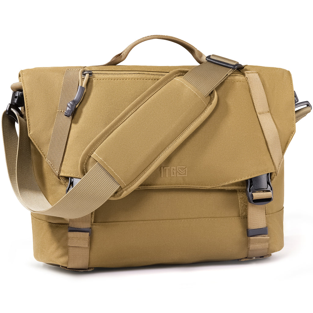 1TG Unisex Classic Messenger Bag丨Adjustable Strap & For 12.9" iPad