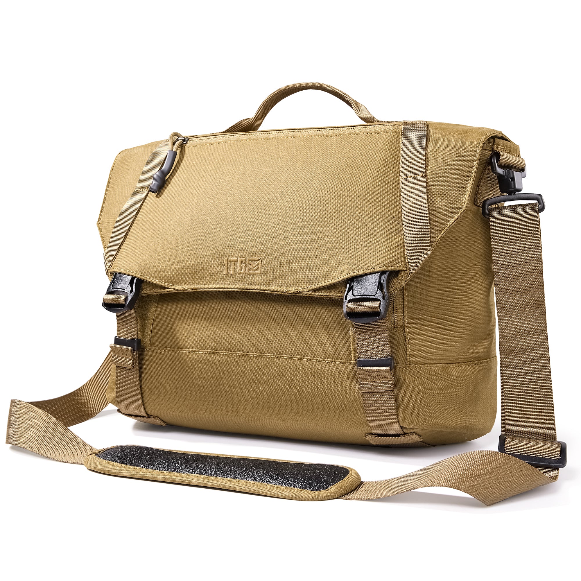 1TG Unisex Classic Messenger Bag丨Adjustable Strap & For 12.9" iPad