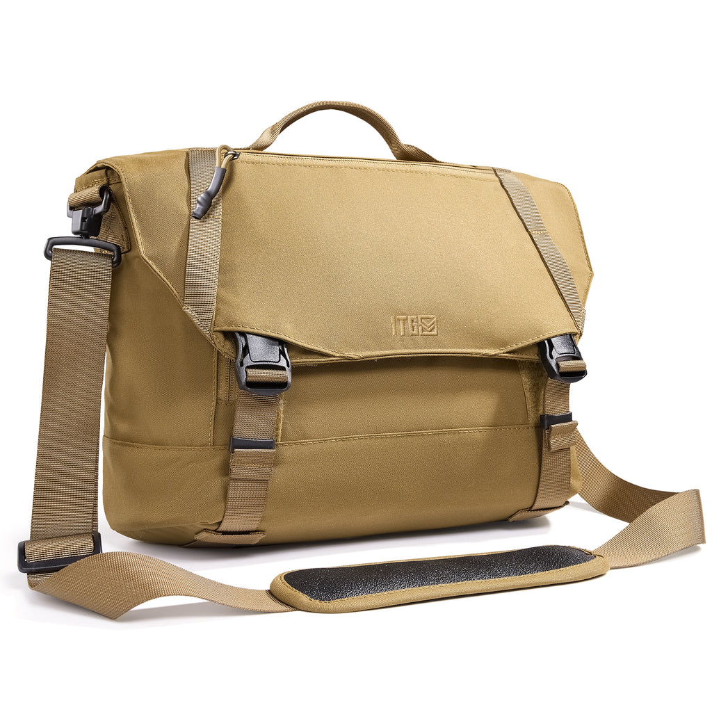 1TG Unisex Classic Messenger Bag丨Adjustable Strap & For 12.9" iPad