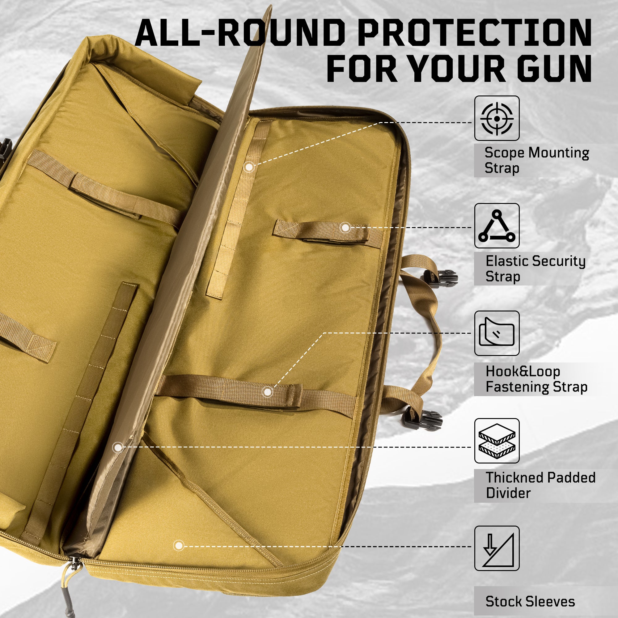 1TG Gun Case | Adjustable Dividers for Gear & Accessories