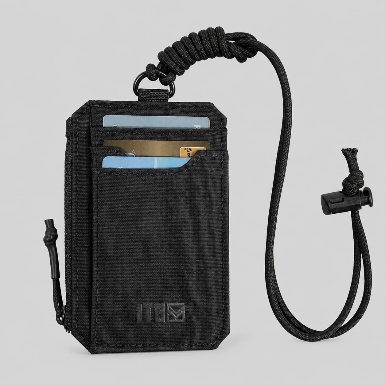 1TG Men's Slim Wallet | 500D Nylon, RFID Blocking & AirTag Slot