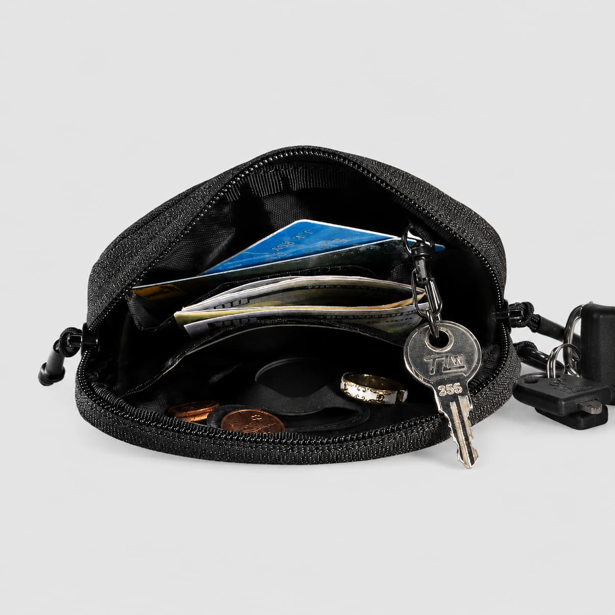 1TG Card & Coin Purse | 500D Nylon, RFID Blocking, MOLLE & AirTag Slot（副本）