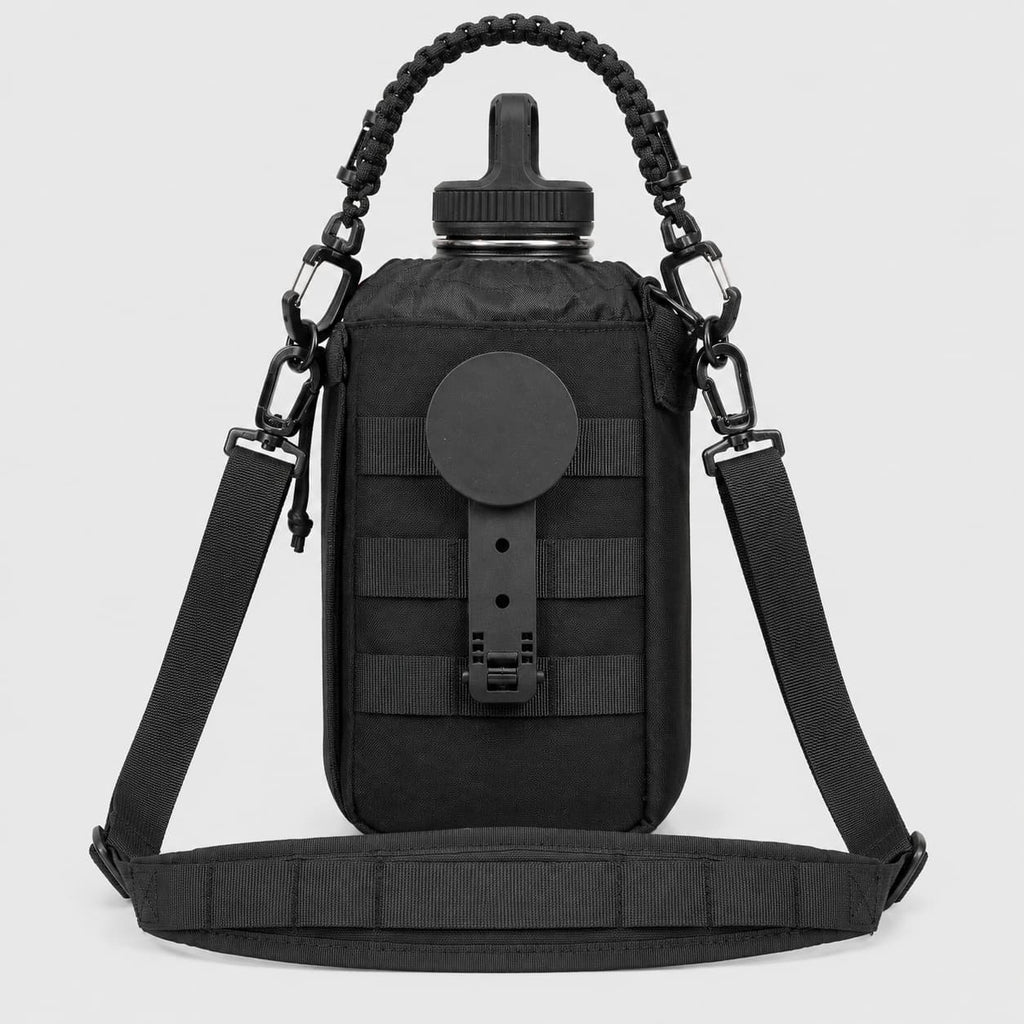1TG  Magnetic Gym Water Bottle Bag 丨With Phone Pockets&Adjustable straps,Expandable 32-64oz