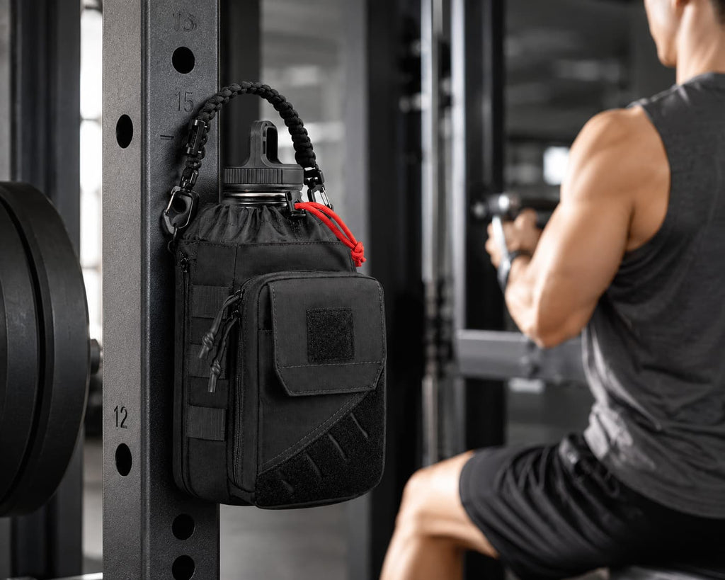 1TG Active Dad Gift Box |  Magnetic Water Bottle Bag + Training Gloves + Badge + Handwritten Card