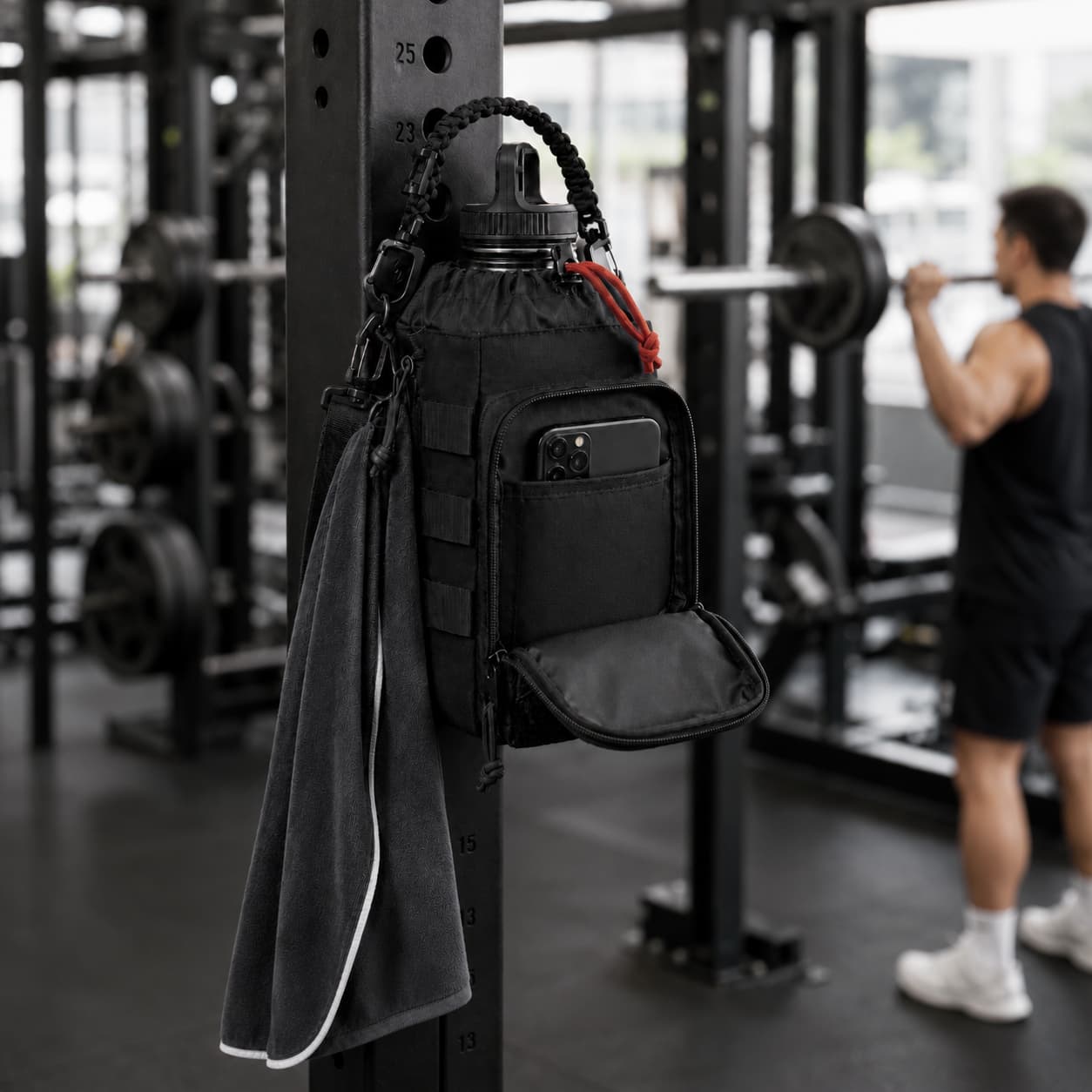 1TG Active Dad Gift Box | Magnetic Gym Water Bottle Bag + Riding Goggles + Badge
