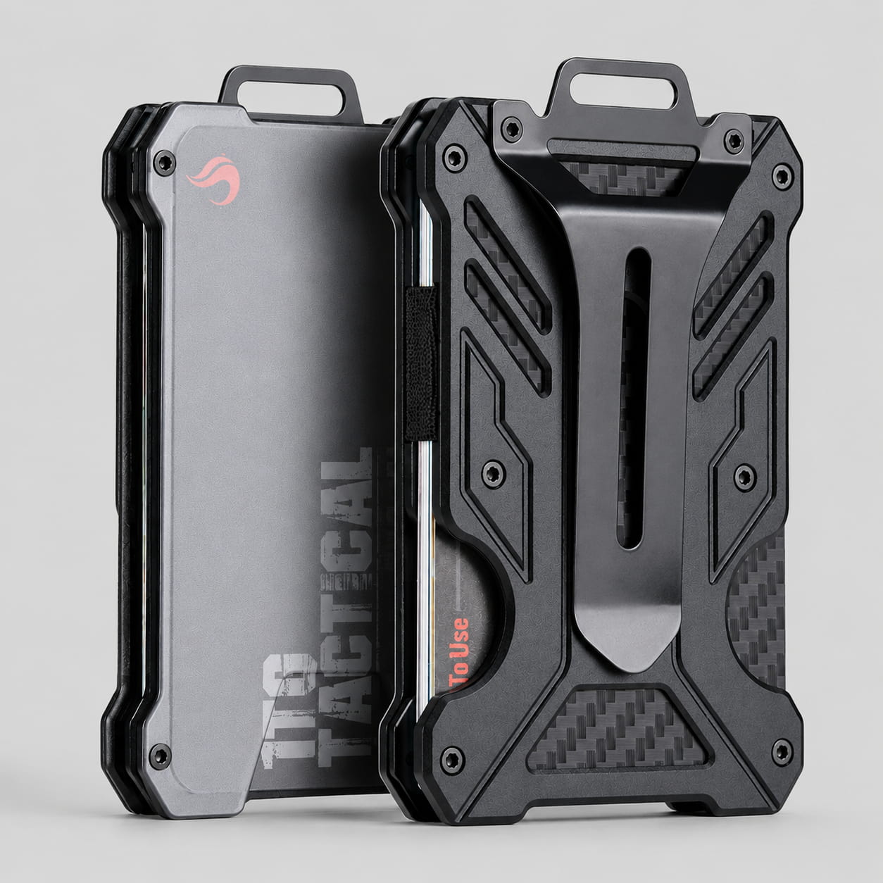 1TG Minimalist Slim Wallet 丨Easy Card Access,15-Card Capacity&RFID-Blocking