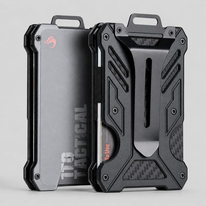 1TG Minimalist Slim Wallet 丨Easy Card Access,15-Card Capacity&RFID-Blocking