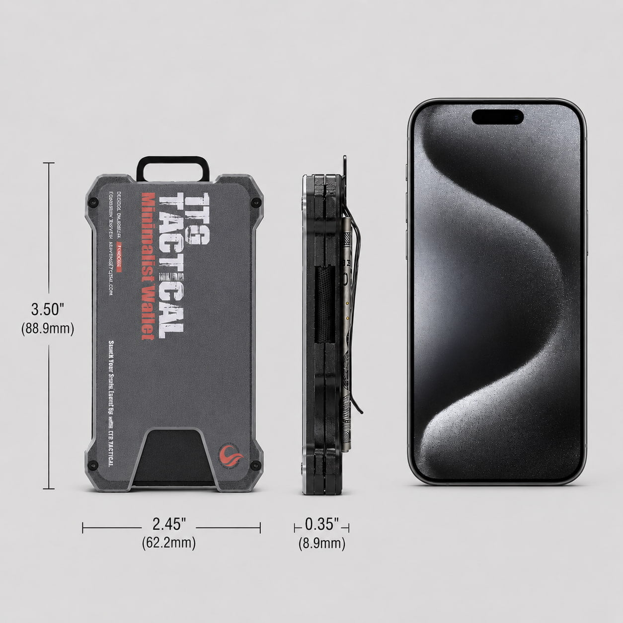 1TG Minimalist Slim Wallet 丨Easy Card Access,15-Card Capacity&RFID-Blocking