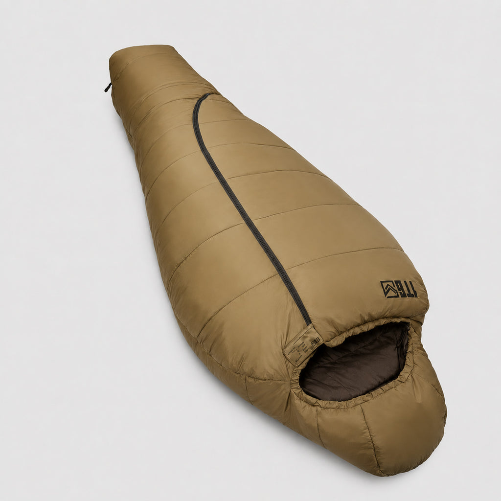Mummy Sleeping Bag D01 | Diagonal Zipper & 25–36°F Rating