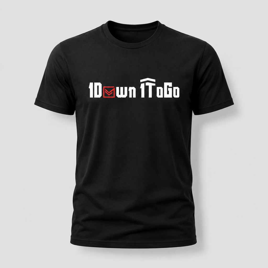 1Down 1ToGo Logo Tee
