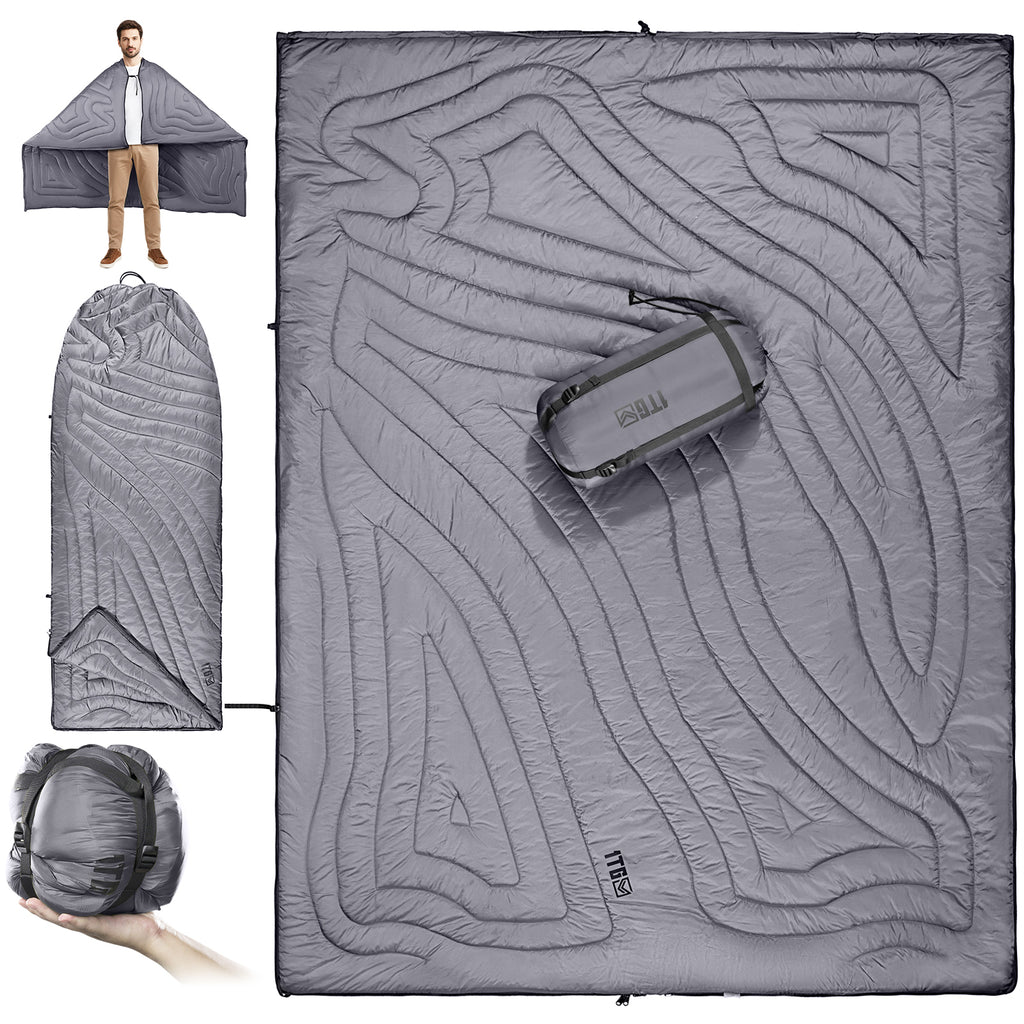 1TG 3M Thinsulate KL150 Camping Blanket 丨With Ykk zipper & Water resistant