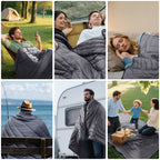 1TG 3M Thinsulate KL150 Camping Blanket 丨With Ykk zipper & Water resistant