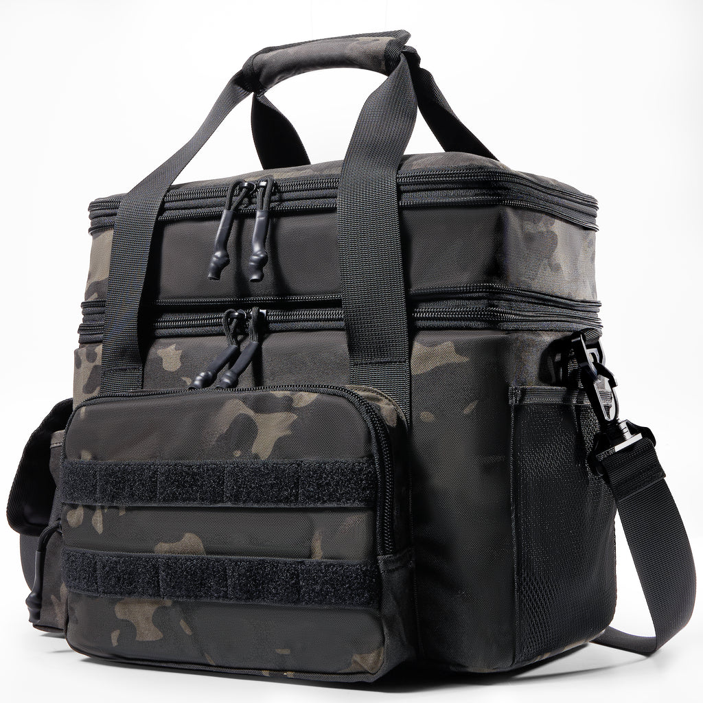 1TG Insulated Reusable Lunch Bag | Expandable from 18L to 24L, Double-Layer Design & Leak-Proof