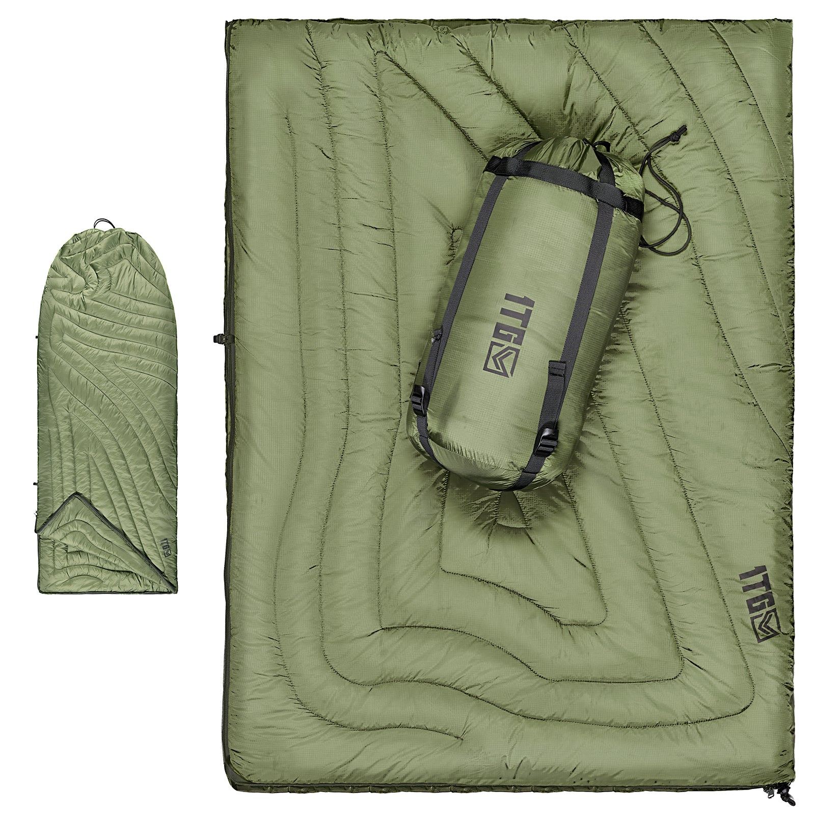 1TG 3M Thinsulate KL150 Camping Blanket 丨With Ykk zipper & Water resistant