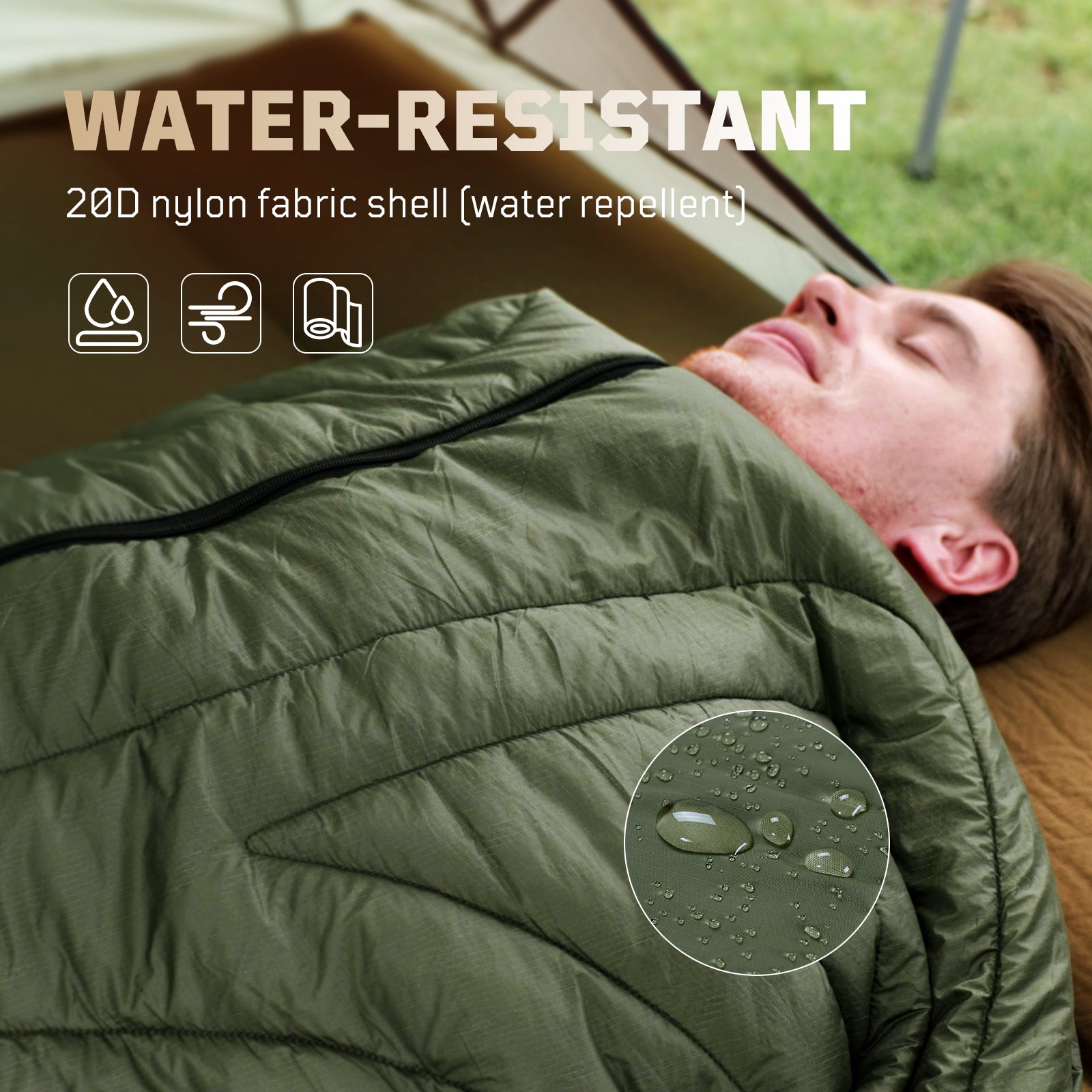 1TG 3M Thinsulate KL150 Camping Blanket 丨With Ykk zipper & Water resistant