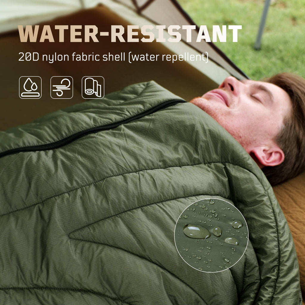 1TG 3M Thinsulate KL150 Camping Blanket 丨With Ykk zipper & Water resistant