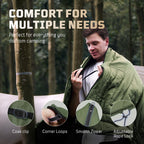 1TG 3M Thinsulate KL150 Camping Blanket 丨With Ykk zipper & Water resistant