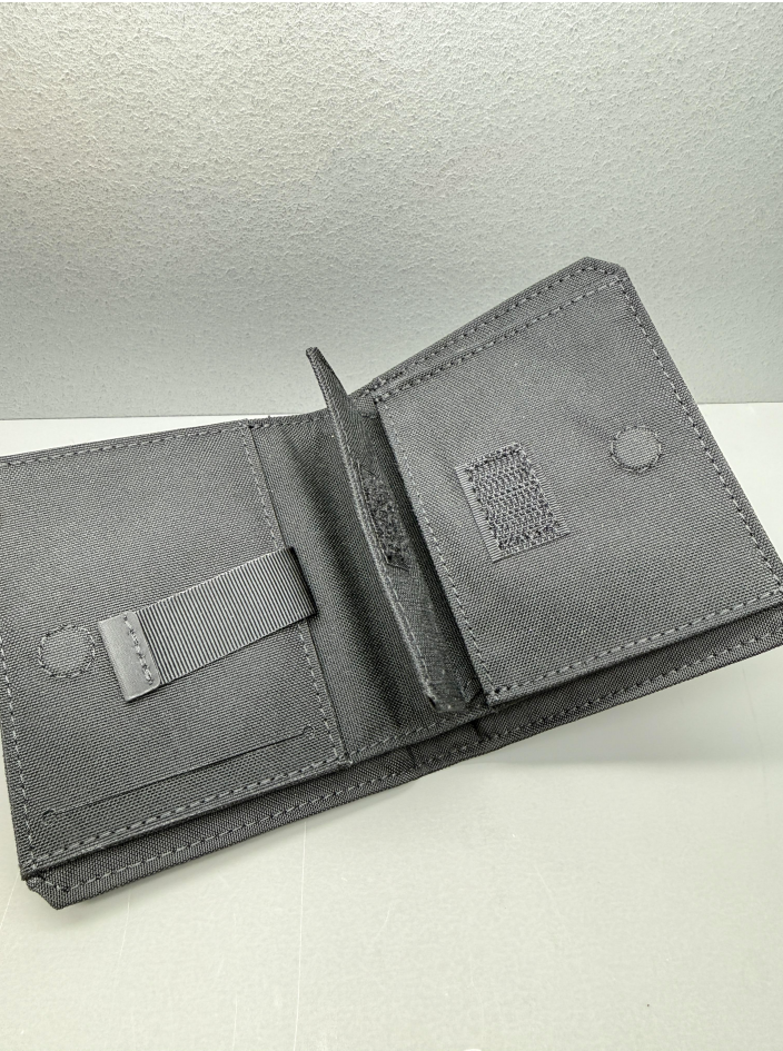 1TG CONCEPT EDC Slim Wallet | Hidden Apple Find My Slot, RFID Blocking & Quick-Pull Card Access | Waterproof Jacquard Nylon