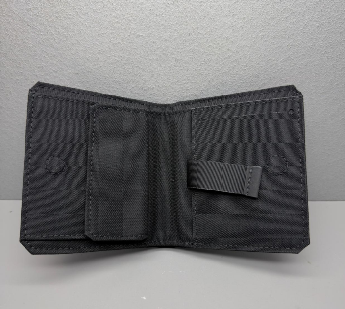 1TG CONCEPT EDC Slim Wallet | Hidden Apple Find My Slot, RFID Blocking & Quick-Pull Card Access | Waterproof Jacquard Nylon