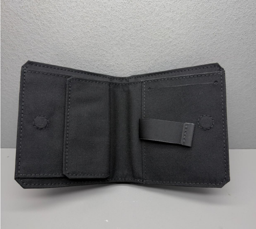 1TG CONCEPT EDC Slim Wallet | Hidden Apple Find My Slot, RFID Blocking & Quick-Pull Card Access | Waterproof Jacquard Nylon