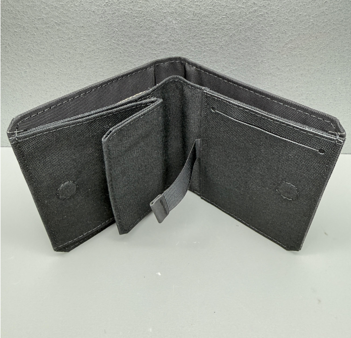 1TG CONCEPT EDC Slim Wallet | Hidden Apple Find My Slot, RFID Blocking & Quick-Pull Card Access | Waterproof Jacquard Nylon